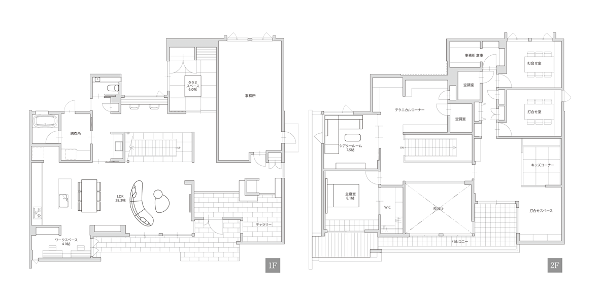 一宮展示場：平面図