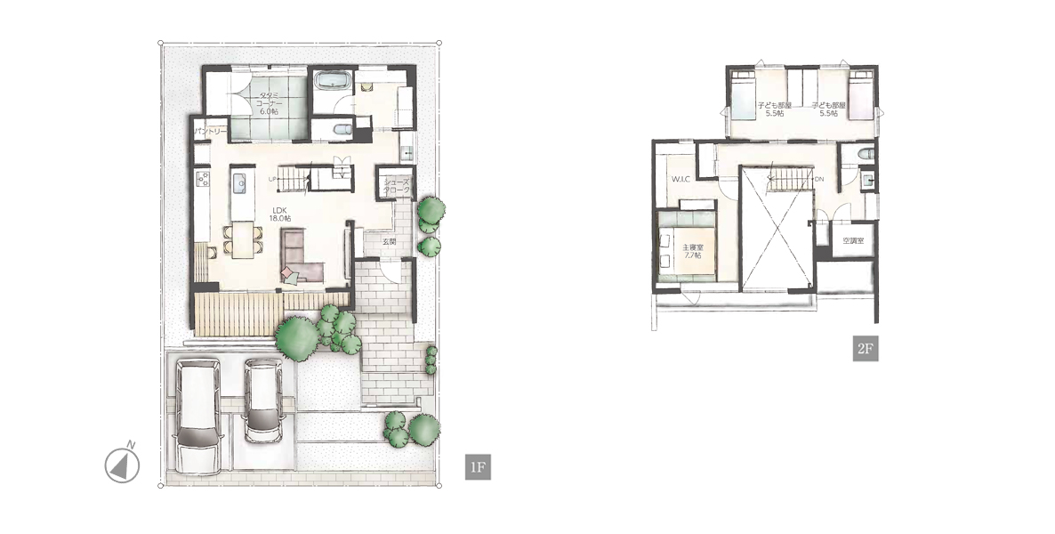 豊川駅東展示場：平面図