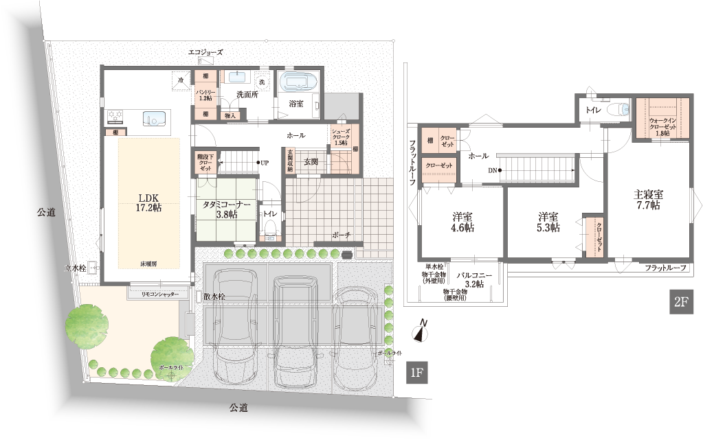 W-22 間取り図