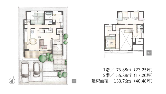 豊川駅東展示場_1階のフロアマップ